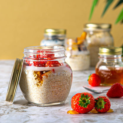 500ml Quattro Stagioni Amphora Glass Storage Jar