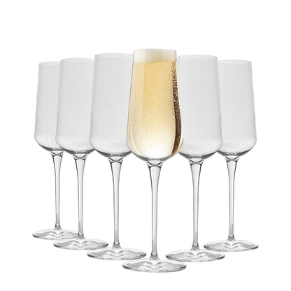 285ml Inalto Uno Champagne Flutes - Pack of Six
