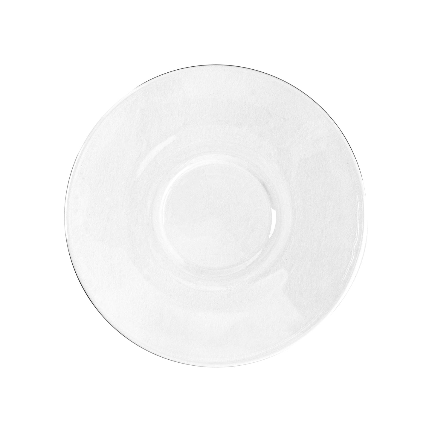 14cm Bar Glass Cappuccino Saucers - Pack of Six