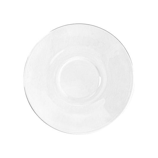 14cm Bar Glass Cappuccino Saucers - Pack of Six