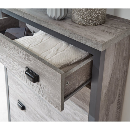 Boston Tall Shoe Storage Metal & Wood Grey 2 Doors 2 Shelves 1 Drawer