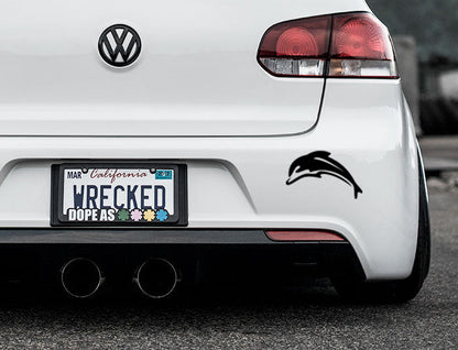 Dolphin Bumper Car Sticker