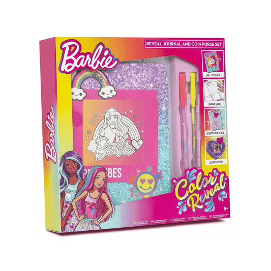 Wholesale Barbie Colour Reveal Journal & Coin Purse - (Case of 6)