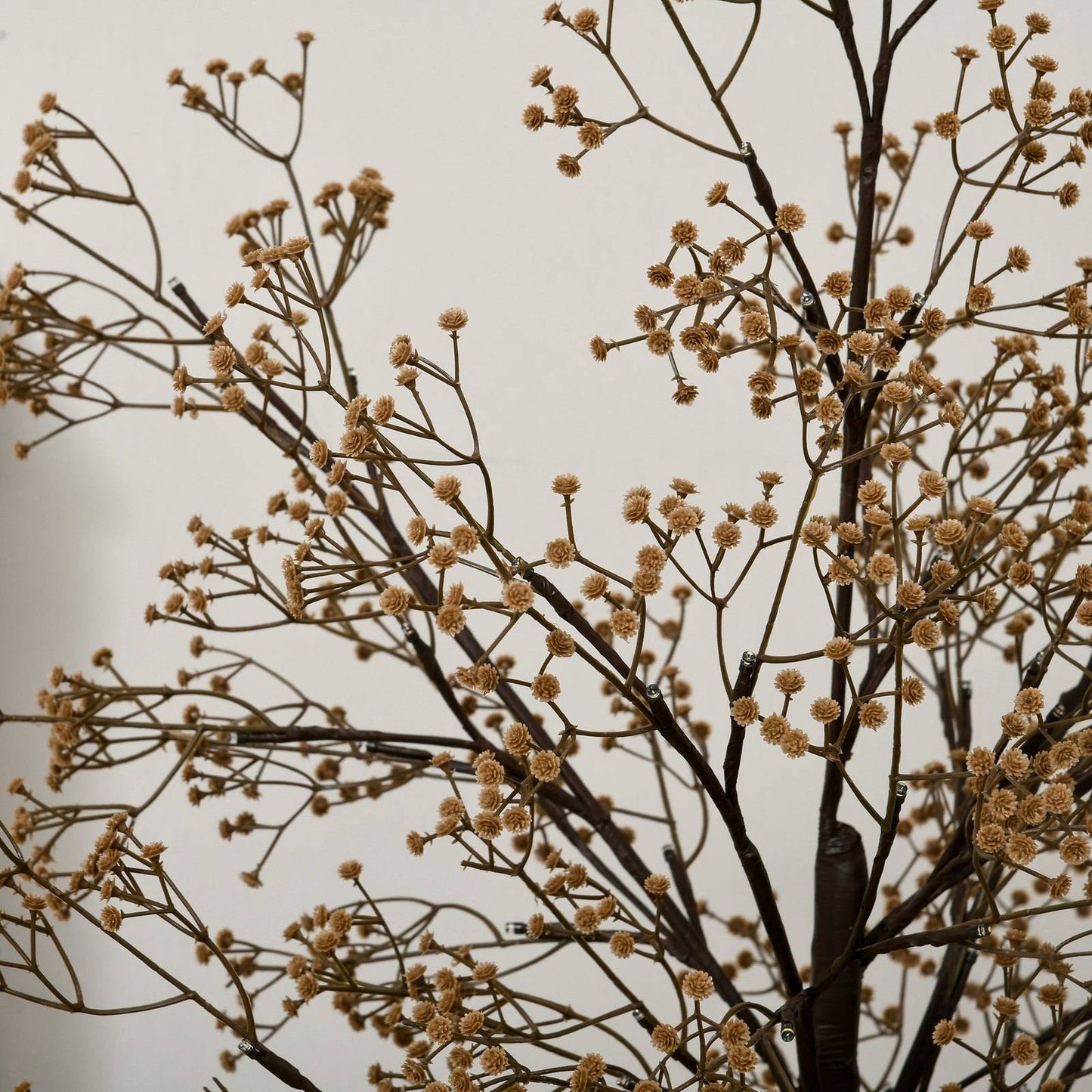 5ft Gypsophila Christmas Tree Light Feature Black with LED Lights Warm White