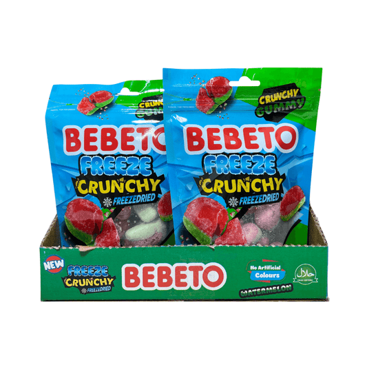 Wholesale Bebeto Freeze Dried Sweets - Watermelon Slices - (CDU of 12)