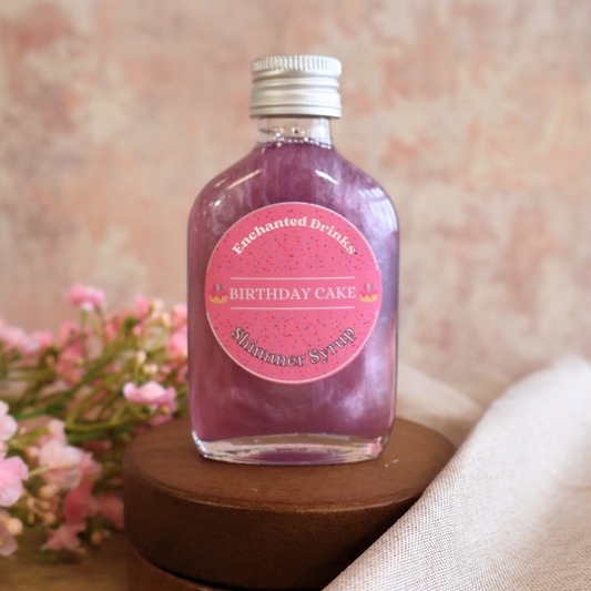Birthday Cake Flavoured Shimmer Syrup