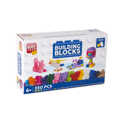 Wholesale Block Tech 250 Piece Building Blocks Set - (Case of 12)