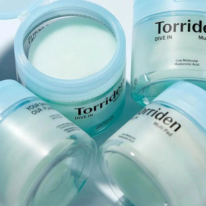 TORRIDEN DIVE-IN Vegan Hyaluronic Acid Toner Pads 80pcs