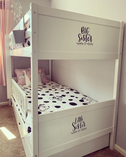 Little Sister OR Big Sister Baby Sticker