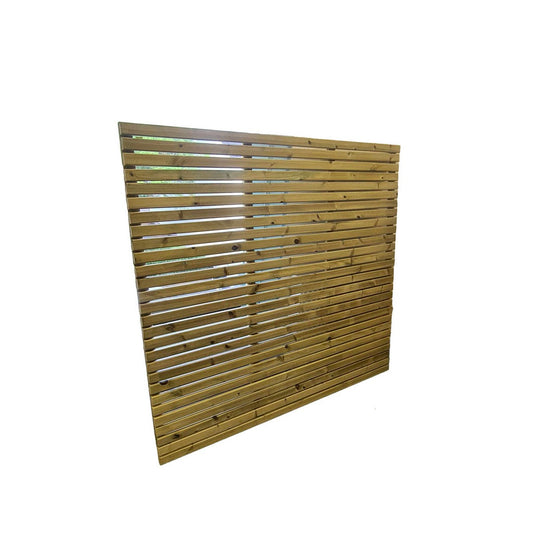 Contemporary Garden Fencing 180cm wide x 150cm tall by Churnet Valley - CFP6X5