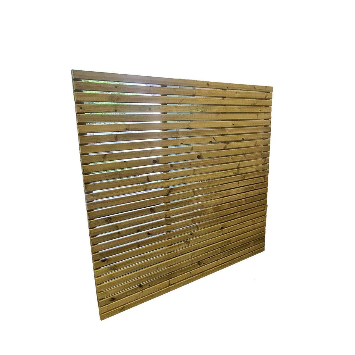 Contemporary Garden Fencing 180cm wide x 180cm tall by Churnet Valley - CFP6X6