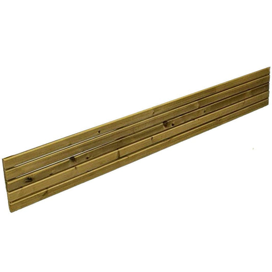 Contemporary Garden Fencing 180cm wide x 30cm tall by Churnet Valley - CFP6X1