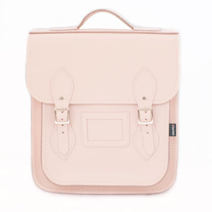 Handmade Leather City Backpack - Cherry Blossom