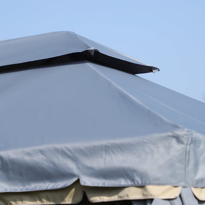 3 x 4m Aluminium Garden Gazebo