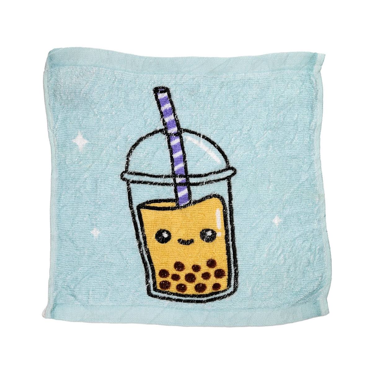 Foodiemals Bubble Tea Compressed Travel Towel 30cm - Assorted