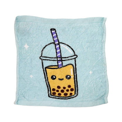 Foodiemals Bubble Tea Compressed Travel Towel 30cm - Assorted