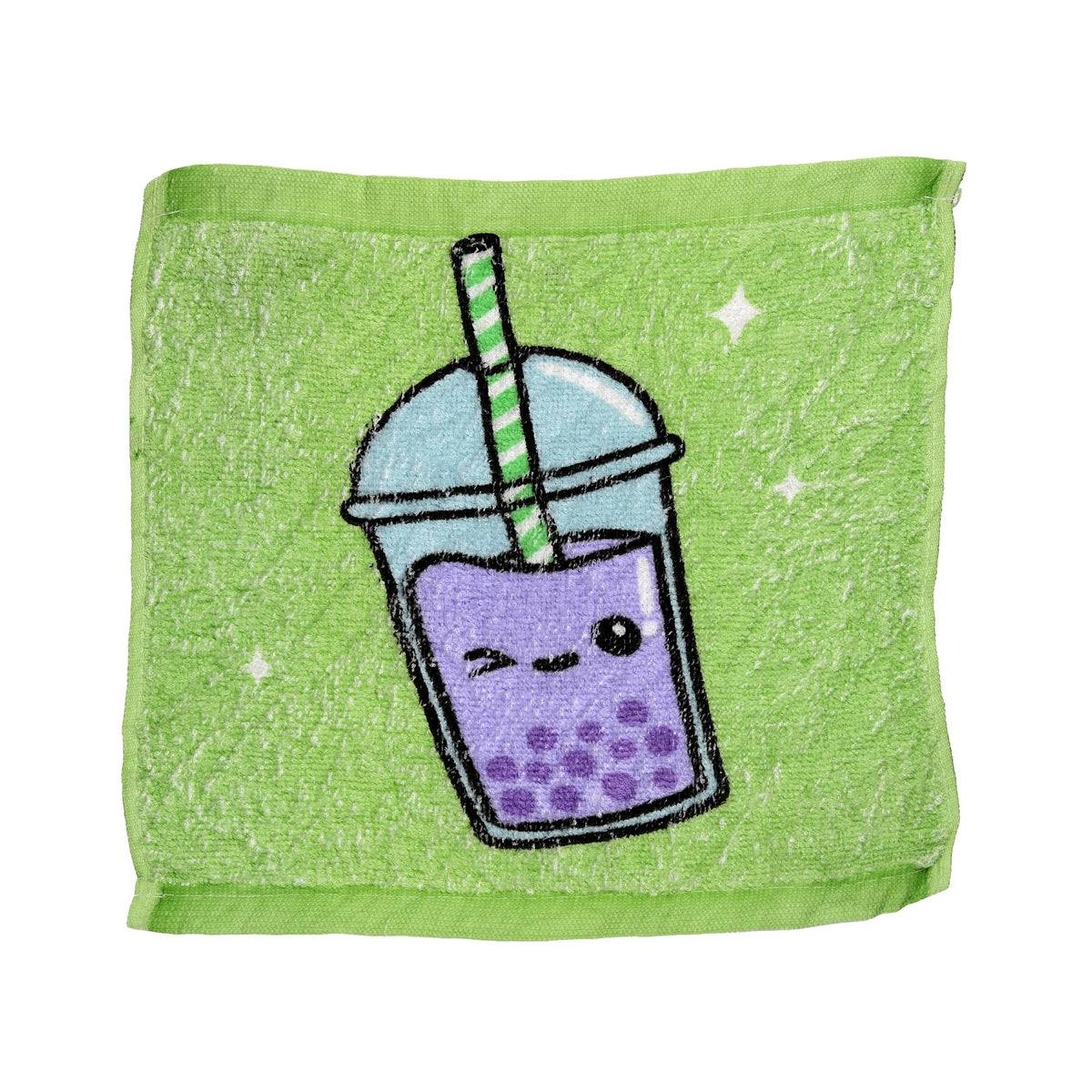 Foodiemals Bubble Tea Compressed Travel Towel 30cm - Assorted