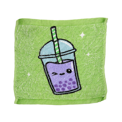 Foodiemals Bubble Tea Compressed Travel Towel 30cm - Assorted