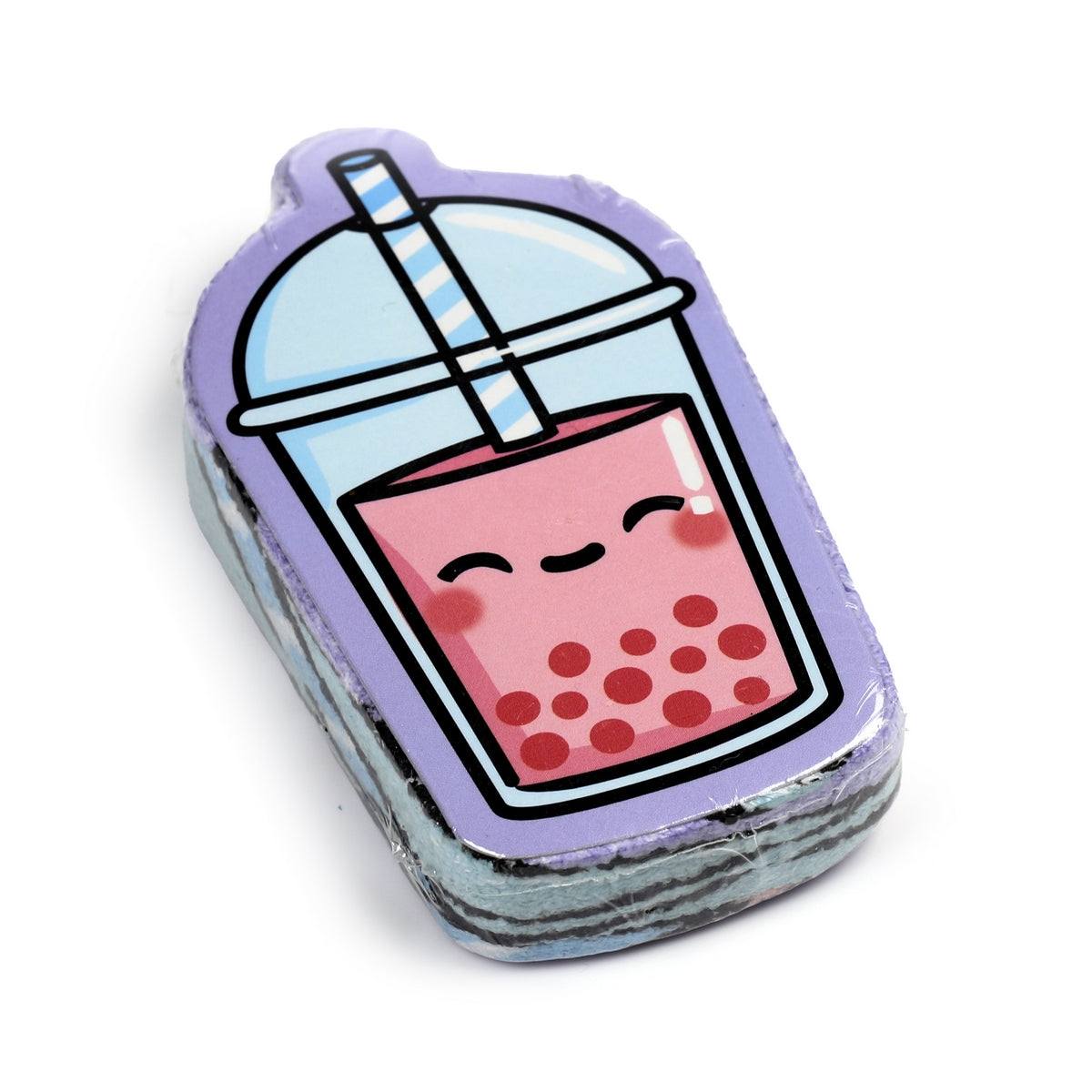 Foodiemals Bubble Tea Compressed Travel Towel 30cm - Assorted