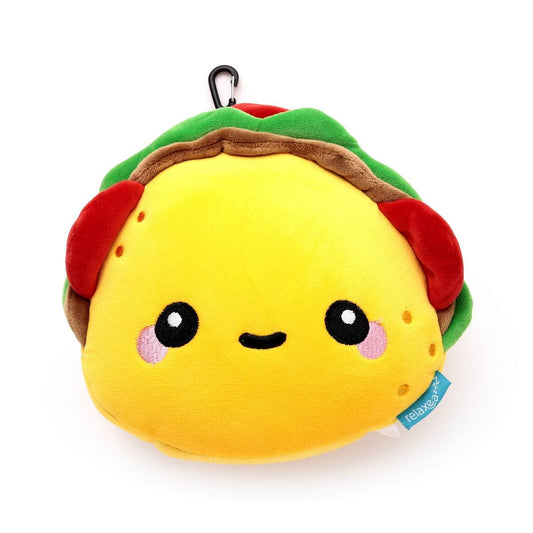 Foodiemals Relaxeazzz Frida the Taco Travel Pillow and Eye Mask