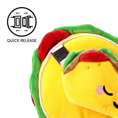 Foodiemals Relaxeazzz Frida the Taco Travel Pillow and Eye Mask