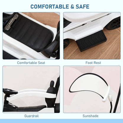 3 in 1 Kids Children Ride on Push Car Toddler Sliding Car G350 Licensed Walker Foot to Floor Slider Push-Along with Horn Steering Wheel NO POWER Manual