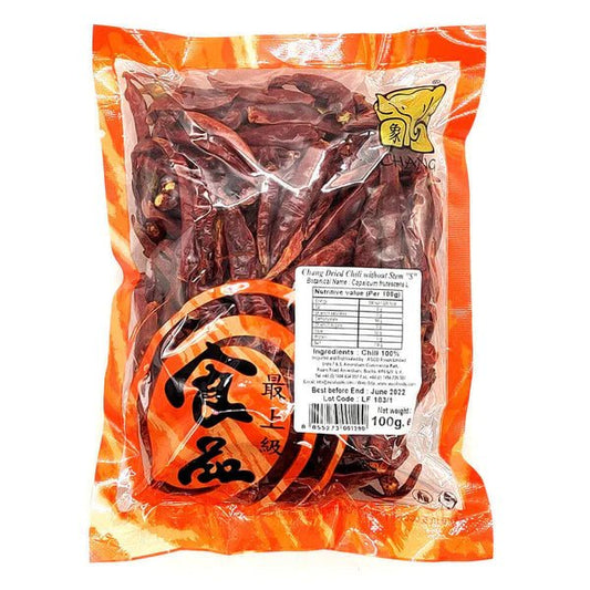 CHANG Dried Chilli Without Stem (L) 100g