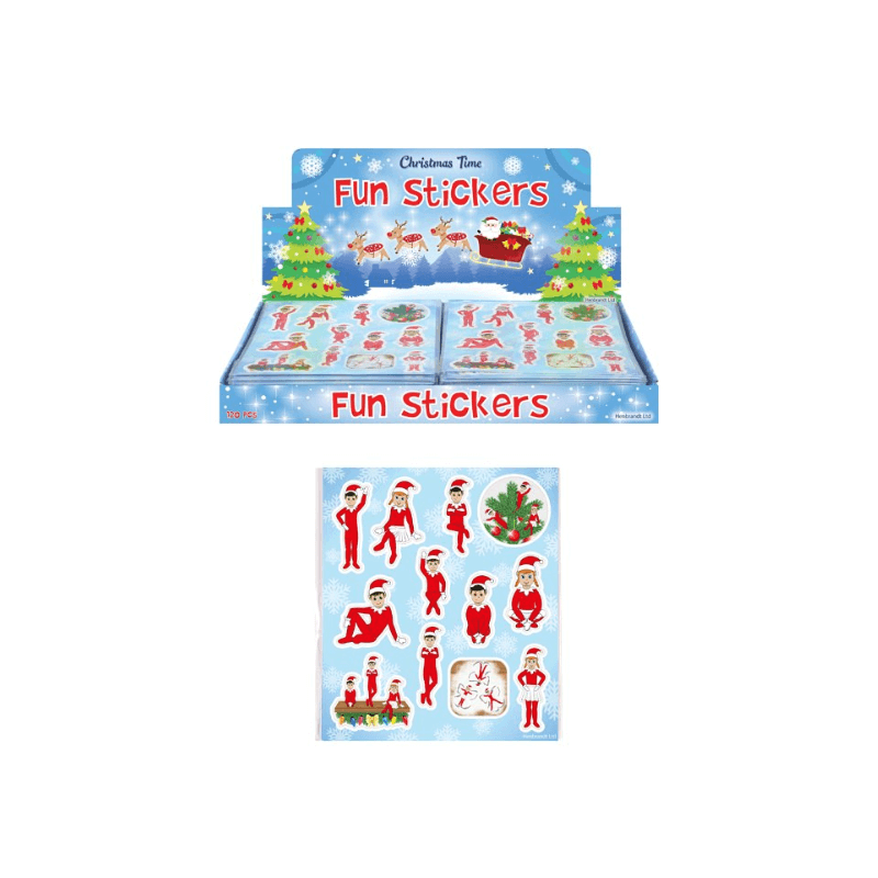 Elfin Around Christmas Stickers