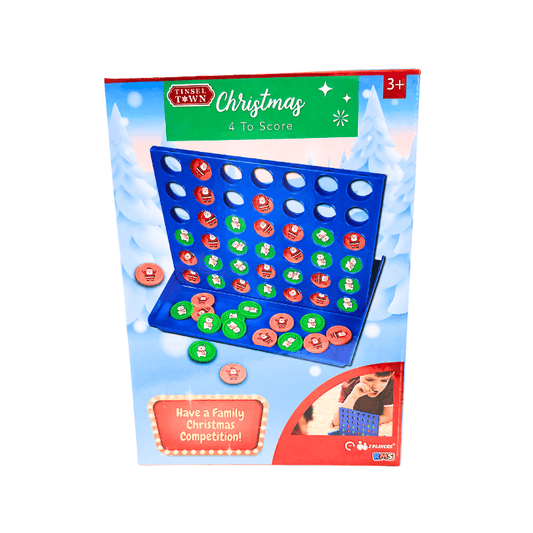 Wholesale Christmas 4 To Score Family Board Game - (Case of 12)