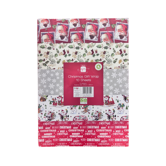Christmas Wrapping paper 10 Sheets