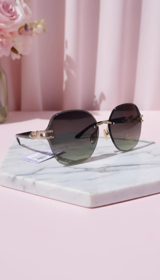 Rimless Round Lens Sunglasses Box of 12