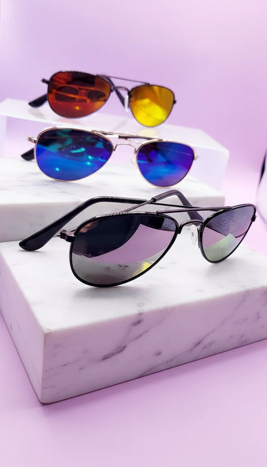 Children's Aviator Sunglasses Box of 24