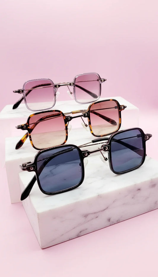 Urban Square Frame Unisex Sunglasses Box of 20