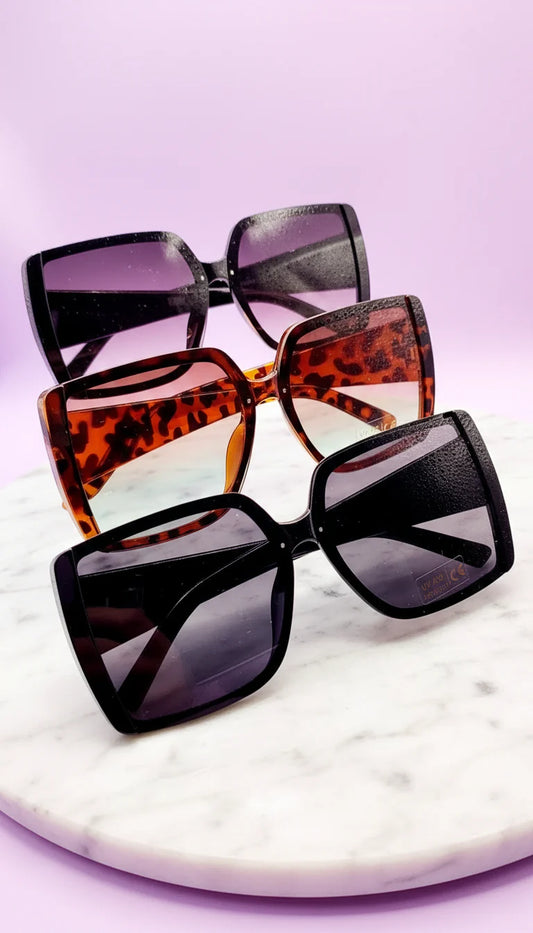 Square Frame Acrylic Sunglasses Box of 20