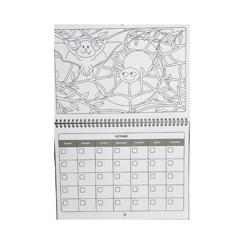 Paint Your Own Calendar