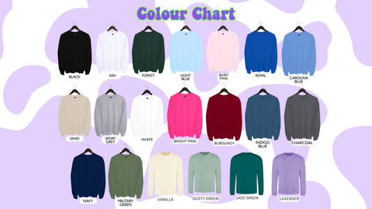 Hot Girls Have Stomach Issues embroidered crewneck sweatshirt