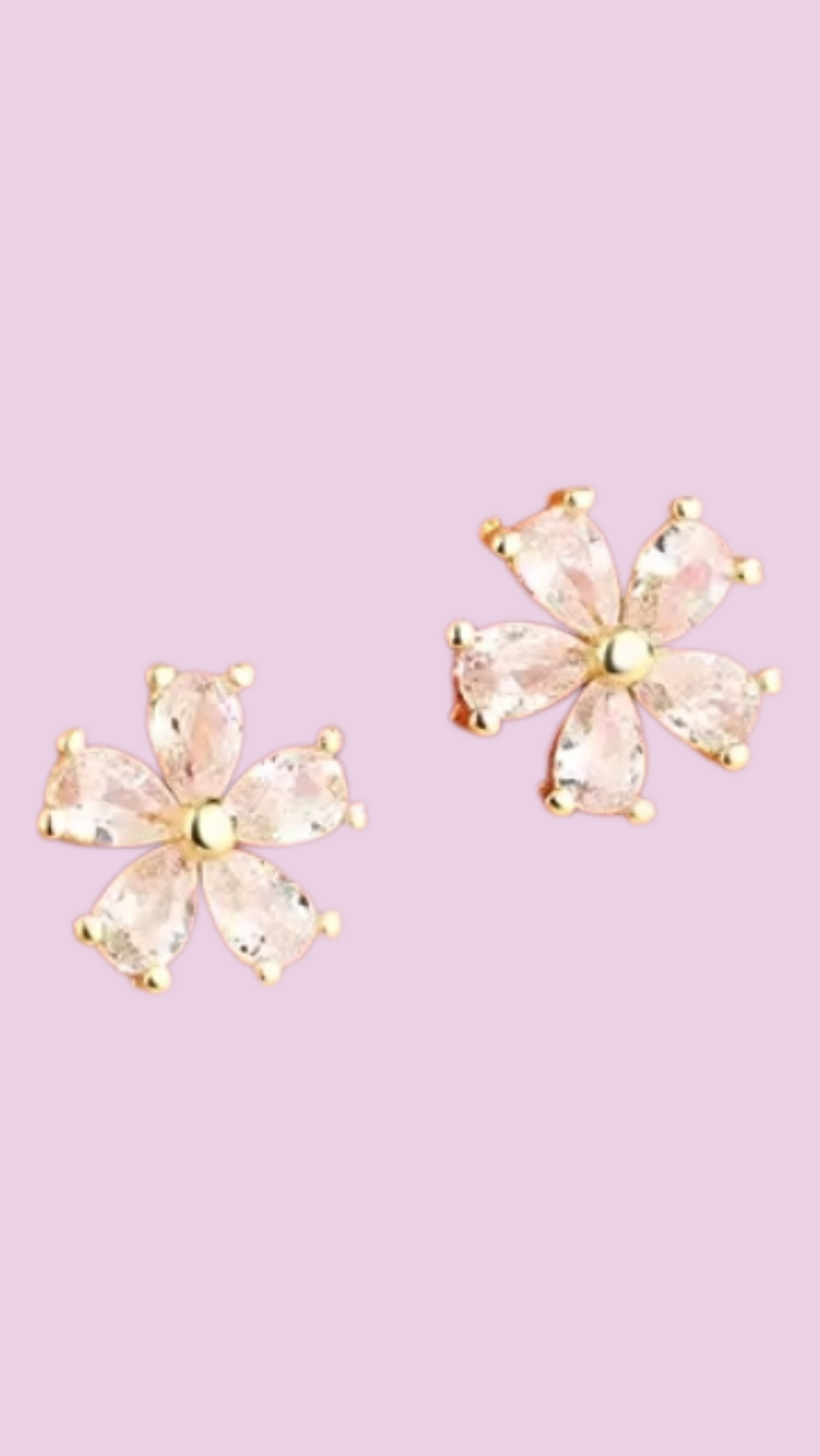 Daisy Crystal Stud Earrings