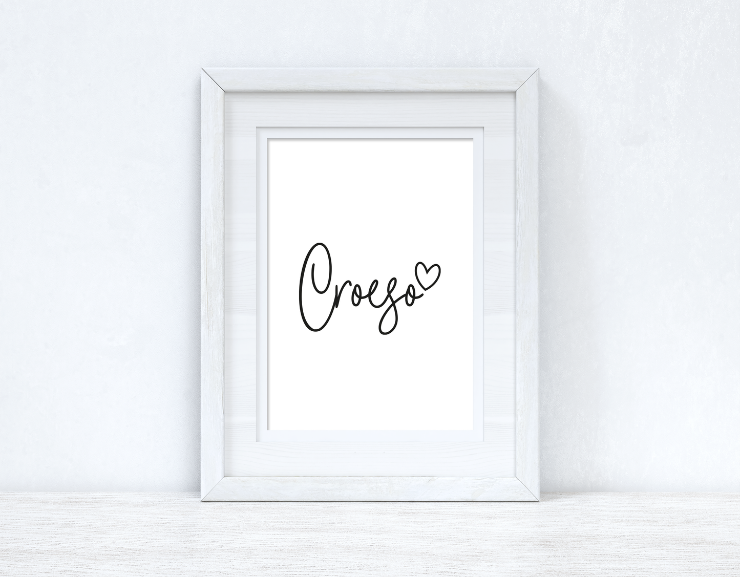 Croeso Welcome Home Welsh Decor Wall Decor Print