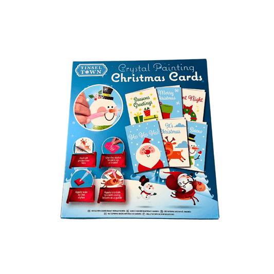 Wholesale Crystal Painting Christmas Cards - (Case of 12)
