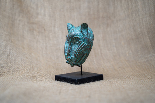 Benin Leopard sculpture - Bronze 26.10