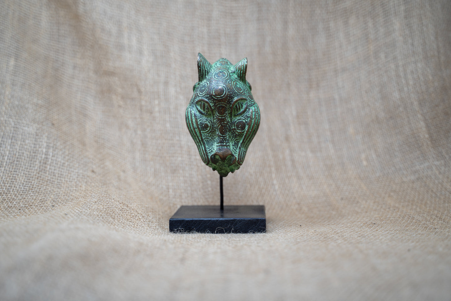 Benin Leopard sculpture - Bronze 26.11