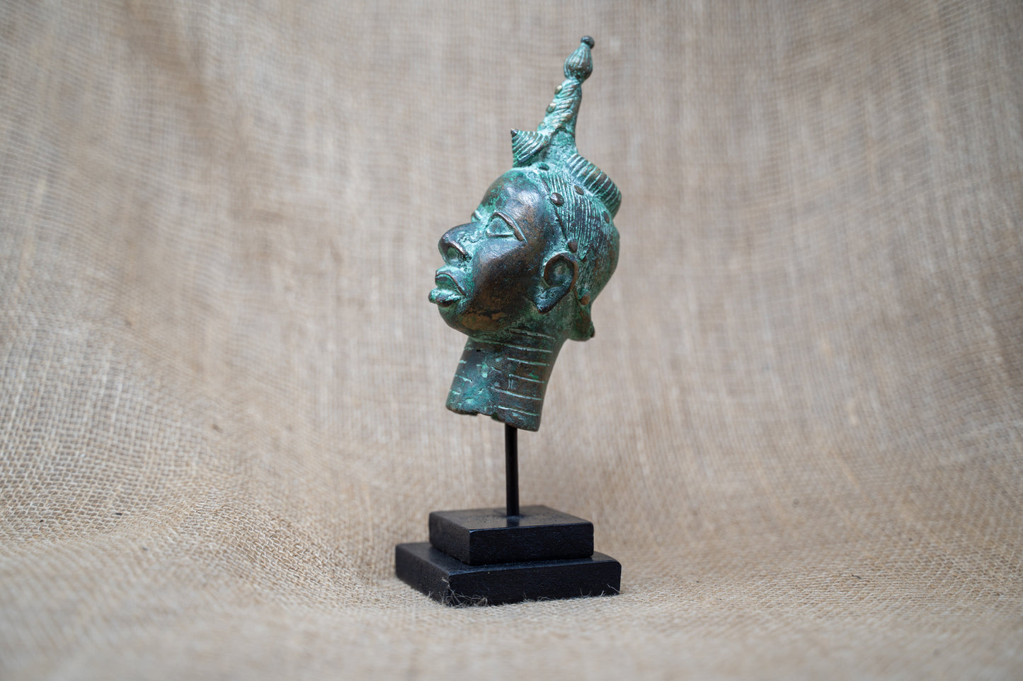 Benin Bronze Head - 37.1