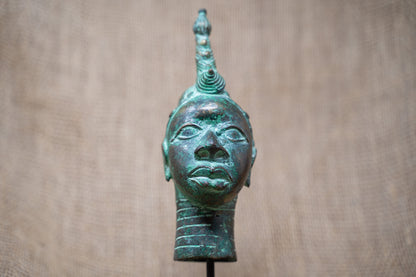 Benin Bronze Head - 37.1