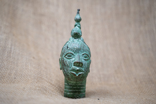 Benin Bronze Head - 37.10A