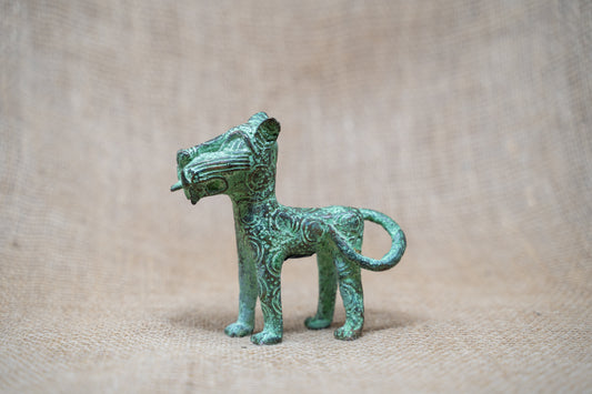 Benin Leopard sculpture - Bronze 56.11