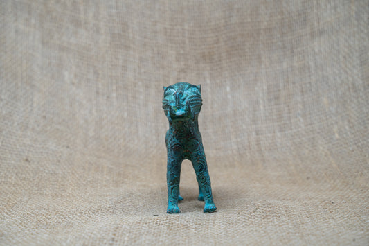 Benin Leopard sculpture - Bronze 56.12