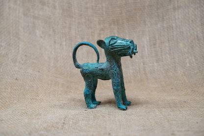 Benin Leopard sculpture - Bronze 56.12