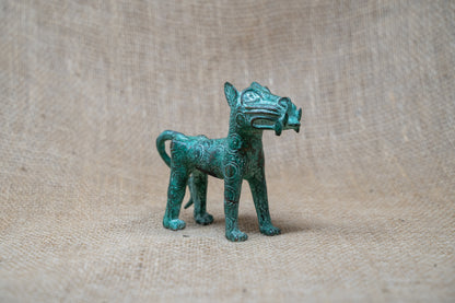 Benin Leopard sculpture - Bronze 56.13