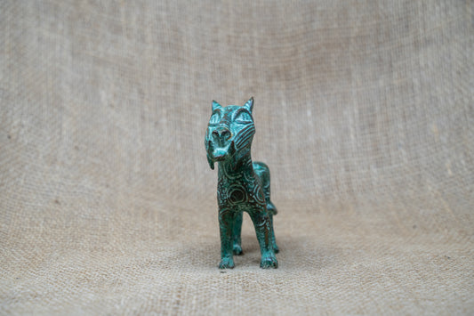 Benin Leopard sculpture - Bronze 56.14