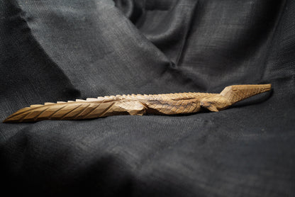 Zimbabwe Crocodile sculpture L 73.3